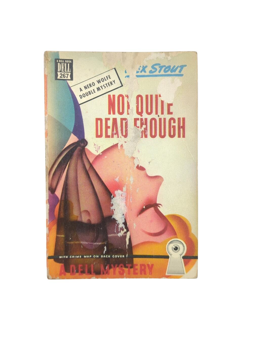 Not Quite Dead Enough Rex Stout Dell Book 267 Nero Wolfe Double Mystery Vintage